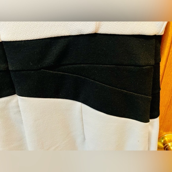 NWT Jennifer Lopez Colorblock Mixed Media Sheath Dress Size 16 Women’s - Picture 10 of 13